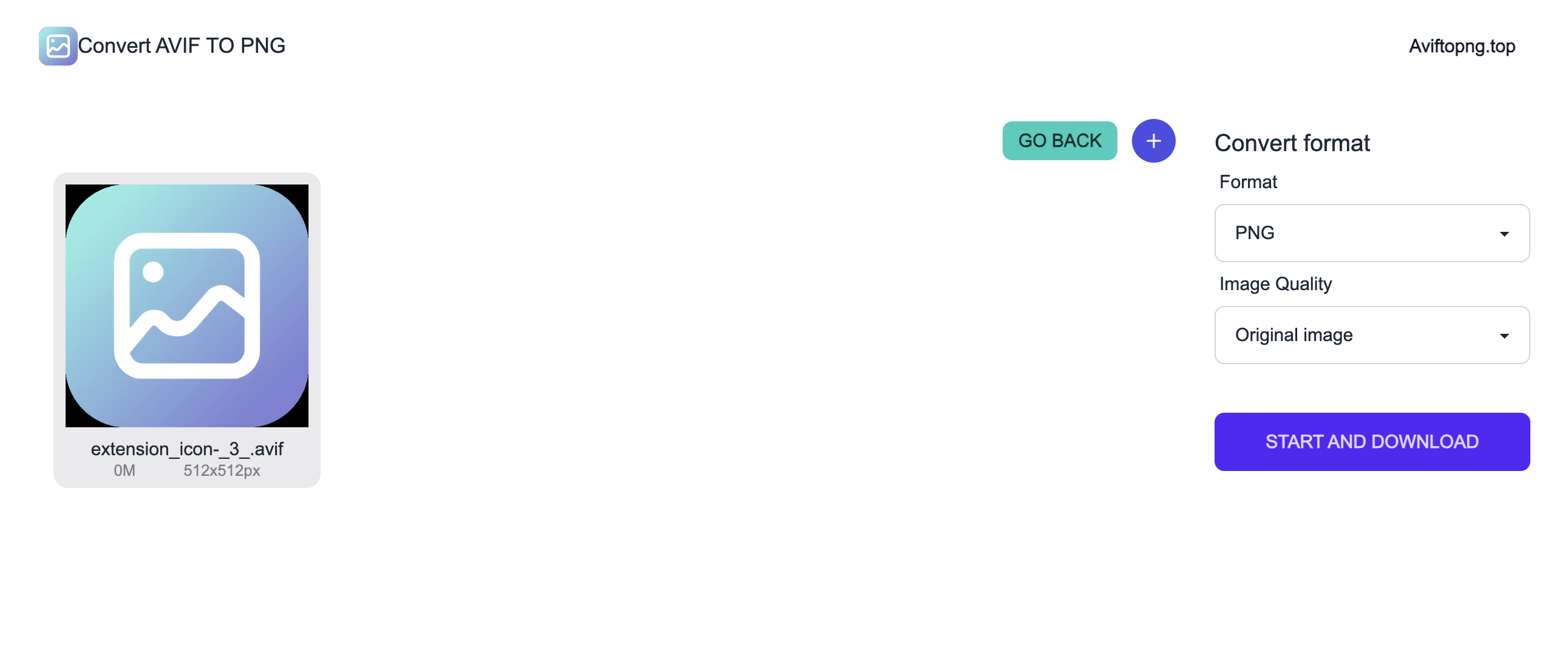 App screenshot